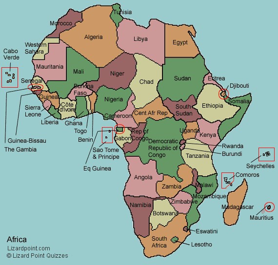 CERA Africa Map
