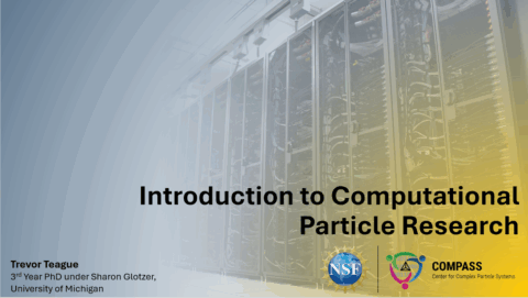 Introduction to Computational Particle Research | COMPASS