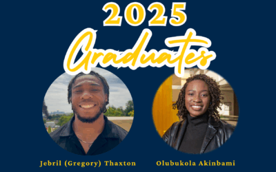 Congratulations to our fellows Jebril Thaxton and Olubukola Akinbami!