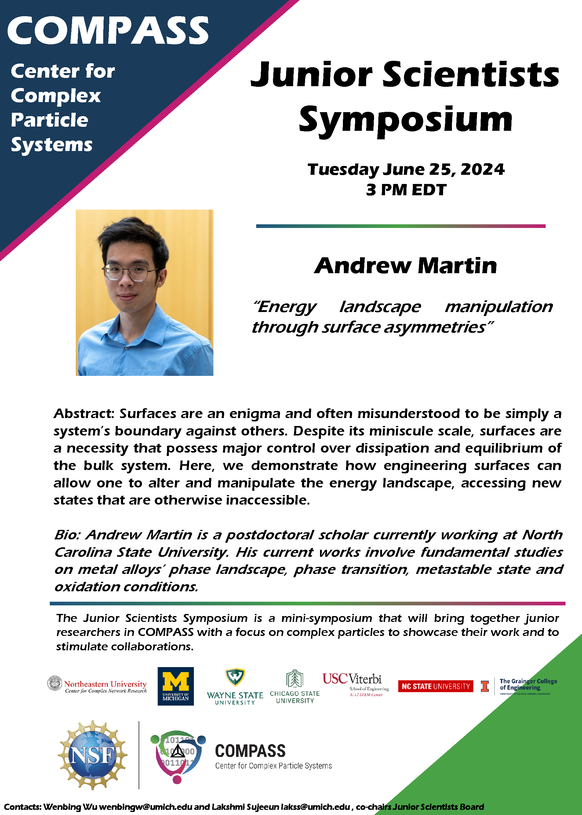 Junior Scientists Symposium--Andrew Martin